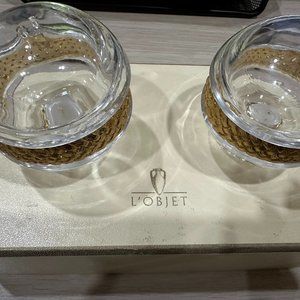 L'Objet Salt and Pepper Shaker Brand New Stunning and unique gift